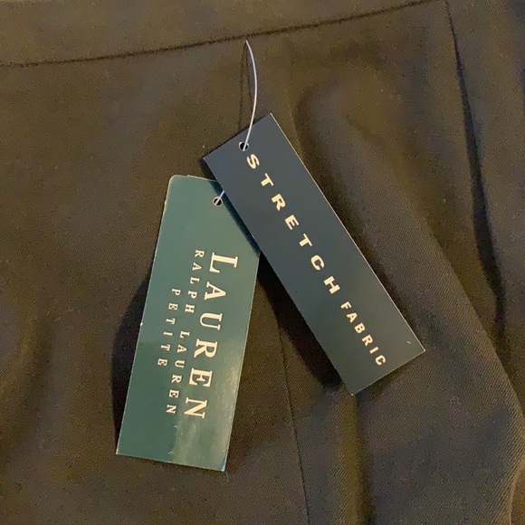 NWT Ralph Lauren 2P Dark Green Stretch Pants - Picture 12 of 13